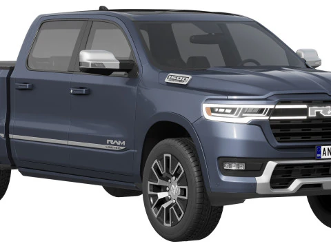 Ram 1500 Ramcharger 3D Model