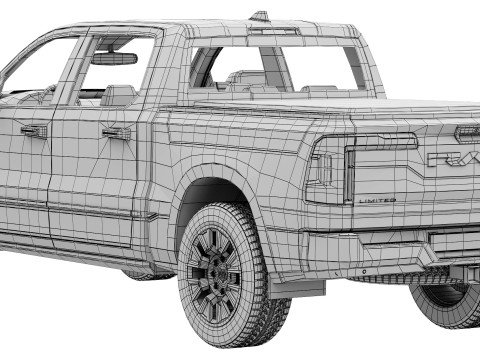 Ram 1500 Ramcharger Modello 3D