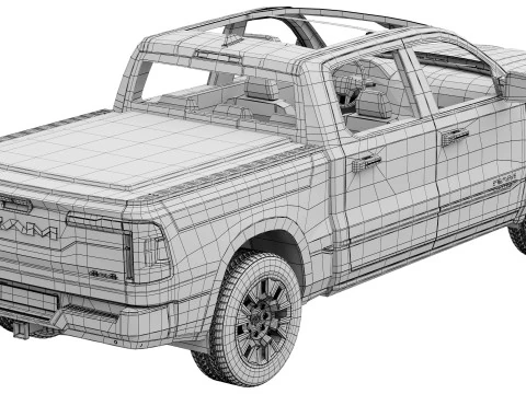 Ram 1500 Ramcharger 3D Model