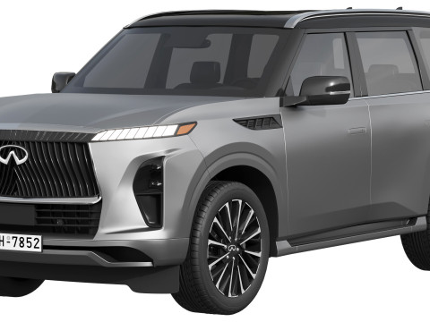 Infiniti QX80 2025 3D Model