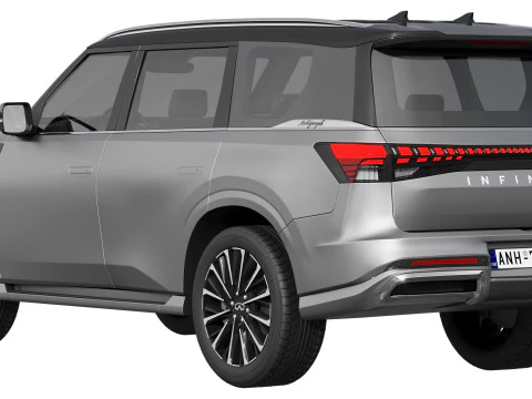 Infiniti QX80 2025 3D Model