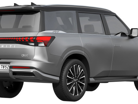 Infiniti QX80 2025 3D 모델