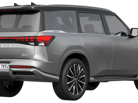 Infiniti QX80 2025 3D Model