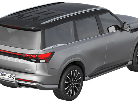 Infiniti QX80 2025 3D 모델