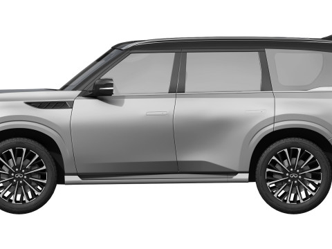 Infiniti QX80 2025 3D 모델