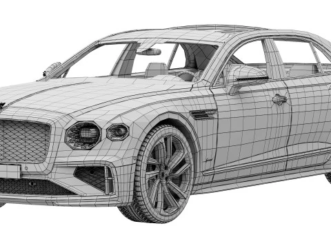 Bentley Flying Spur Speed 2025 3D Model