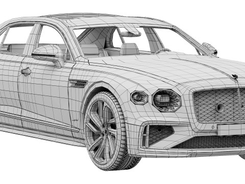 Bentley Flying Spur Speed 2025 3D 模型