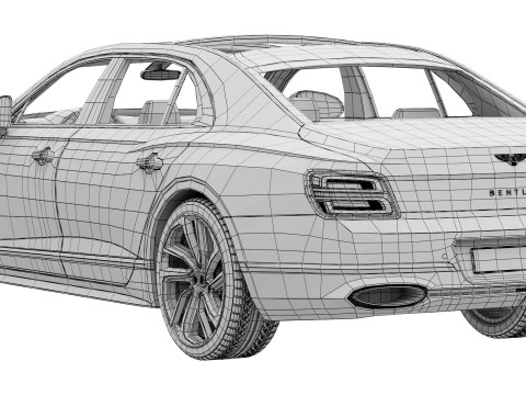 Bentley Flying Spur Speed 2025 3D 模型