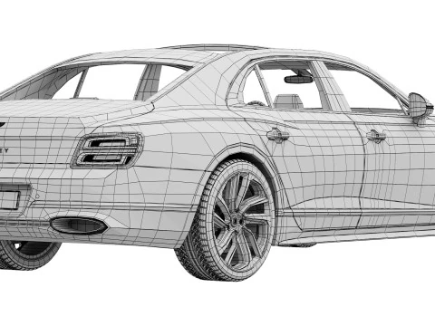 Bentley Flying Spur Speed 2025 3D Model