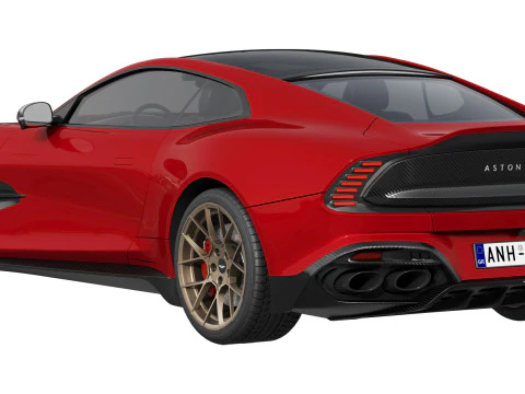 एस्टन मार्टिन वैंक्विश 2025 3D मॉडल