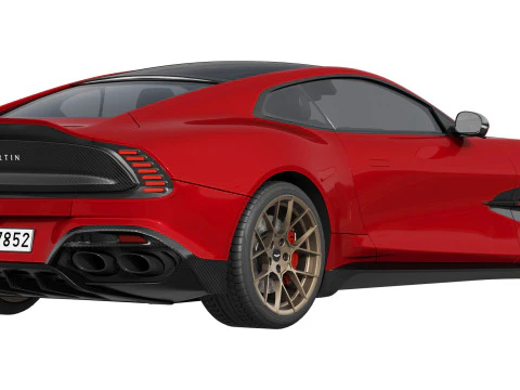 एस्टन मार्टिन वैंक्विश 2025 3D मॉडल