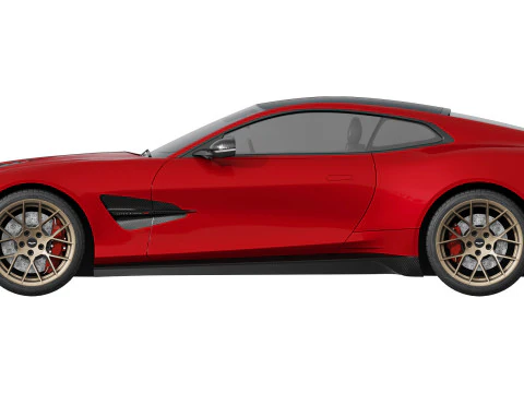 एस्टन मार्टिन वैंक्विश 2025 3D मॉडल