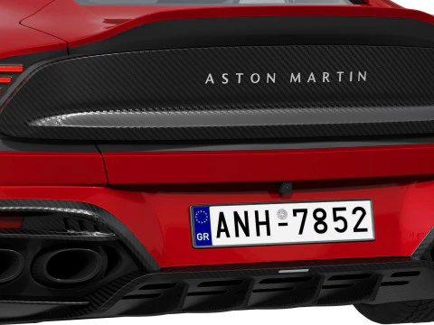 एस्टन मार्टिन वैंक्विश 2025 3D मॉडल