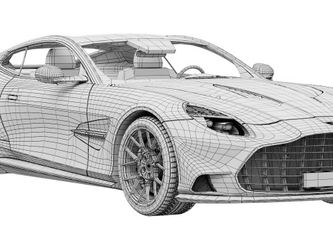 Aston Martin Vanquish 2025 Model 3D