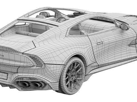 Aston Martin Vanquish 2025 Model 3D