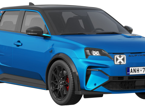 Alpine A290 GTS 3D 模型