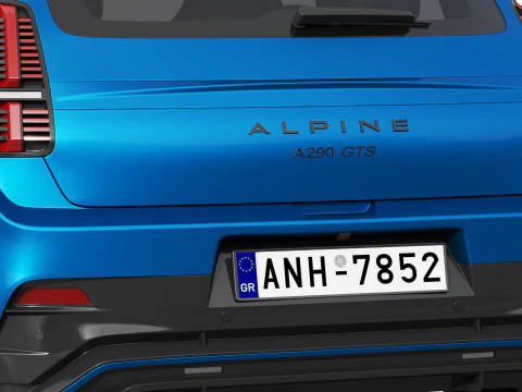 Alpine A290 GTS 3D Model