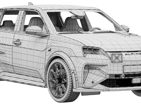 Alpine A290 GTS 3D 模型