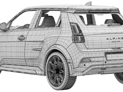 Alpine A290 GTS 3D 模型