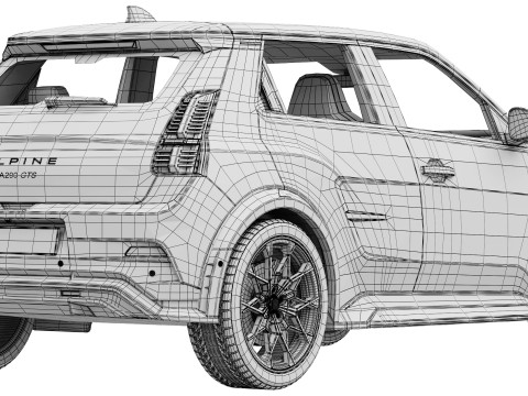 Alpine A290 GTS 3D 模型