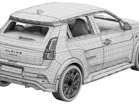 Alpine A290 GTS 3D 模型