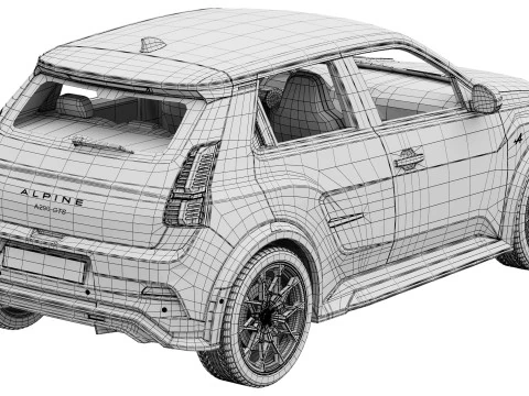 Alpine A290 GTS 3D Model