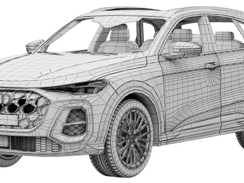 Audi SQ5 2025 3D Model