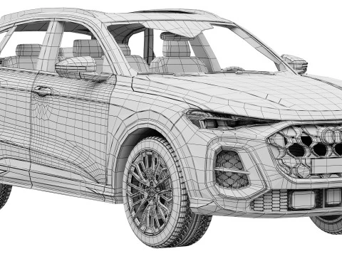 Audi SQ5 2025 3D Model