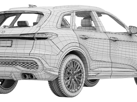 Audi SQ5 2025 3D Model
