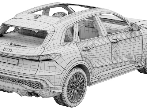 Audi SQ5 2025 3D-Modell