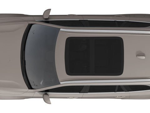 Volvo XC90 2025 3D 模型