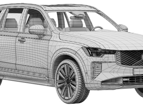 Volvo XC90 2025 3D 模型