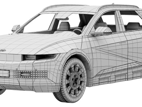 Hyundai Ioniq 5 XRT 2025 3D Model