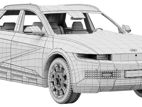Hyundai Ioniq 5 XRT 2025 3D Model