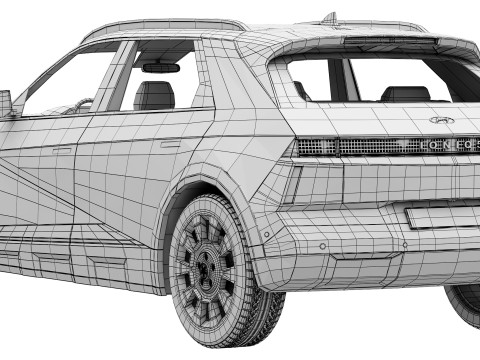 Hyundai Ioniq 5 XRT 2025 3D Model