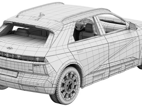 Hyundai Ioniq 5 XRT 2025 3D Model
