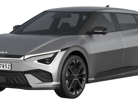 Kia EV6 GT-Line 2025 3D Model