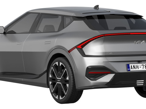 Kia EV6 GT-Line 2025 3D 모델