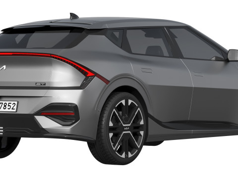 Kia EV6 GT-Line 2025 3D 모델