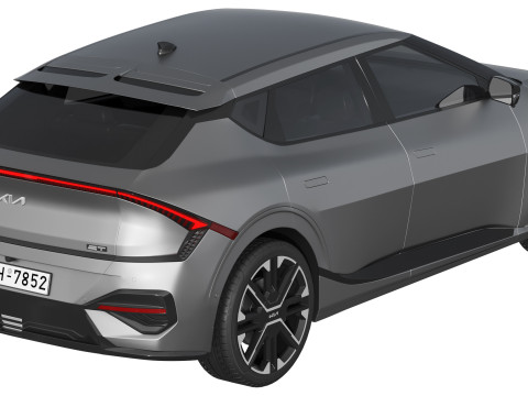 Kia EV6 GT-Line 2025 3D 모델