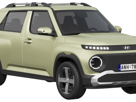 Hyundai Inster 2025 3D Model