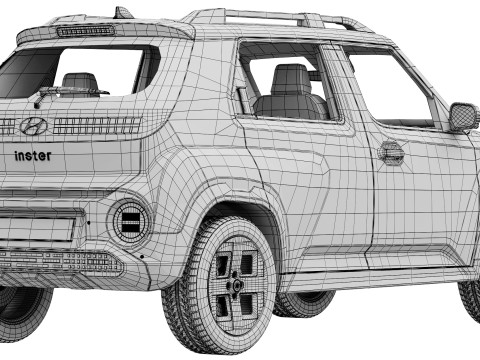 Hyundai Inster 2025 3D Model
