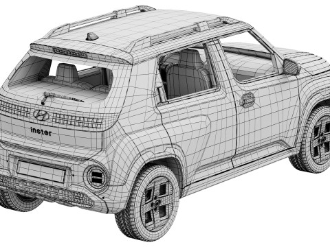 Hyundai Inster 2025 3D Model