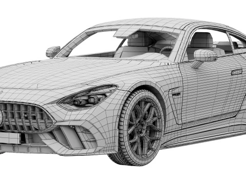 Mercedes-Benz AMG GT63 PRO 2025 3D Model