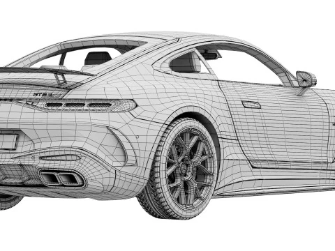 Mercedes-Benz AMG GT63 PRO 2025 3D Model