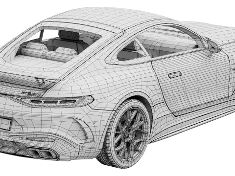 Mercedes-Benz AMG GT63 PRO 2025 3D Model