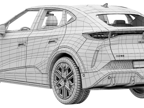 Volkswagen ID Unyx 3D Модель