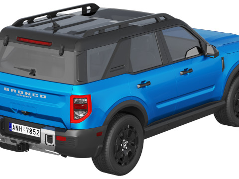 Ford-Bronco Sport 2025 Modello 3D