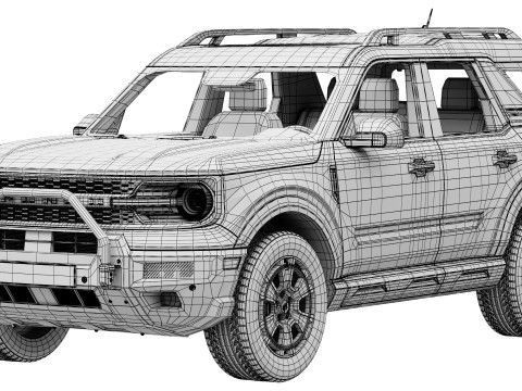 Ford-Bronco Sport 2025 Modello 3D