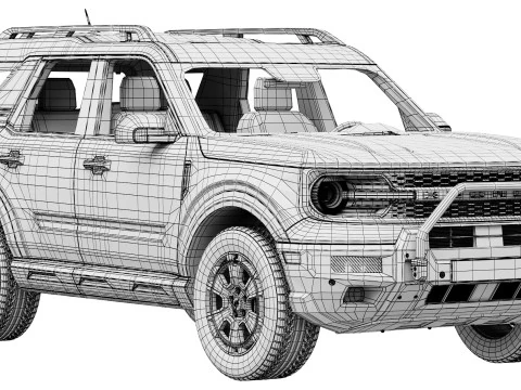 Ford-Bronco Sport 2025 3D Model
